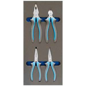 Herramientas, Juegos de Herramientas, SERIE FERVI DE PINÇAS MIXTAS EN ESTUCHE TERMOFORMADO SUAVE - Product Image 1