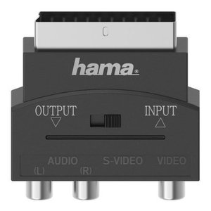 Adaptador de video Scart a RCA Negro 00205268 - Product Image 1