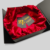 Öko-Verpackung Schwarzer Karton Benutzer definierte Golds tempel Logo Magnet verschluss Geschenk Falt schachtel Mit Satin Einsatz