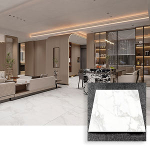 Carreaux de sol en porcelaine effet marbre blanc mat antidérapant <span class=keywords><strong>60x60</strong></span> (24x24) pour la décoration intérieure, fournis par la ville de Foshan - Product Image 1