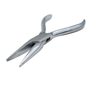 Dental Kangqiao 121 #   Alicates de punta plana de acero inoxidable, alicates para doblar alambre, alicates de punta fina para técnicos - Product Image 3