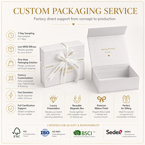 Cajas de Regalo de Cartón Personalizadas de Lujo para Invitaciones de Boda, Propuesta de Dama de Honor, para Pequeñas Empresas y Venta <span class=keywords><strong>al</strong></span> por Menor - Product Image 4