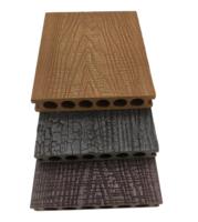 Tarima de Madera Plástica Compuesta (WPC) de Alta Calidad para Terraza y Balcón, con Revestimiento Impermeable y Relieve 3D