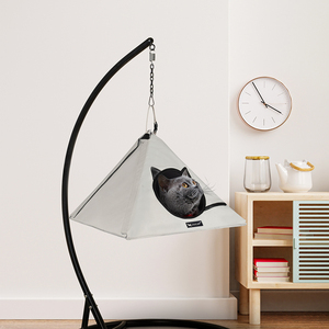TAILUP à la mode Portable suspendu lit pour animaux de compagnie Oxford tissu chat Cage hamac pour petits chats et chatons motif solide - Product Image 1