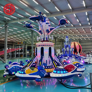 Manège interactif pour enfants en fibre de verre, 16 places, hélicoptère électrique à commande autonome, avion, <span class=keywords><strong>parc</strong></span> d'attractions, fête foraine, certifié CE - Product Image 2
