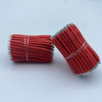 Fil en caoutchouc silicone flexible 16AWG haute température avec extrémités étamées pour unités de batteries électroniques