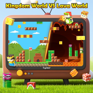 Bloques Magnéticos para Construir un Mundo Magnético, Juegos para Niños, Juguetes de Construcción Magnética, Aventura en el Reino y el Mundo de la Lava, Cubos Magnéticos - Product Image 5