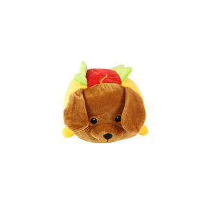 Peluche de Perrito Caliente Marrón de 12 Pulgadas con Impresión Digital Moderna, Regalo para Cumpleaños/Boda, MOQ 5/10 - Product Image 1