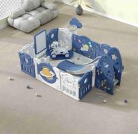 Dernier terrain de jeu intérieur de sécurité avec porte rétractable Escalier coulissant en plastique pour enfants pour chambre à coucher Utilisation extérieure pour bébés