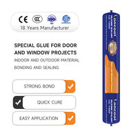 Sellador de Silicona Estructural de Curado Neutro Loncool 1000, Adhesivo de Alta Resistencia con Certificación ISO/CE para Puertas y Ventanas