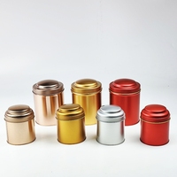 Prêt à expédier – Couvercles intérieurs pour emballages de café et de thé en vrac, conformes aux normes alimentaires, petites boîtes rondes hermétiques en fer blanc or rose