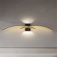 Applique murale moderne de fond TV pour salon Lampe de calandre créative de luxe Bande de chevet pour chambre Appliques murales minimalistes