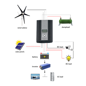 Contrôleur de charge hybride MPPT 1 kW 24 V 48 V pour éolienne et solaire, performance de sécurité - Product Image 6