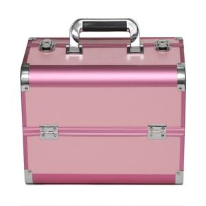 Estuche cosmético <span class=keywords><strong>de</strong></span> belleza al por mayor, caja organizadora <span class=keywords><strong>de</strong></span> almacenamiento <span class=keywords><strong>de</strong></span> <span class=keywords><strong>maquillaje</strong></span> <span class=keywords><strong>profesional</strong></span> <span class=keywords><strong>de</strong></span> aluminio, estuche cosmético portátil <span class=keywords><strong>profesional</strong></span> - Product Image 5