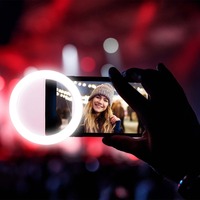 Mini anneau lumineux LED pour téléphone portable, rechargeable par USB, portable, pour vidéo, photographie et selfies - Produits pour la maison intelligente
