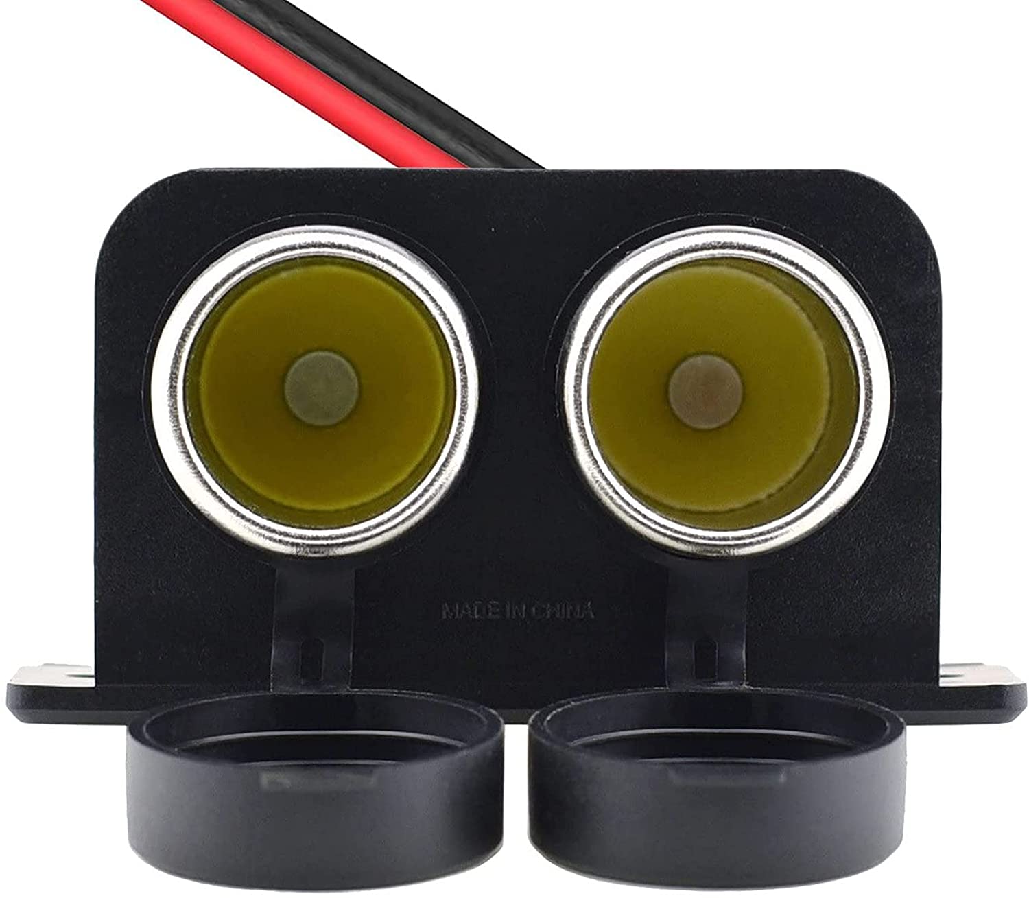 can you power a subwoofer from a cigarette lighter Waterproof 12V Outlet Replacement Dual Power Adapter Plug