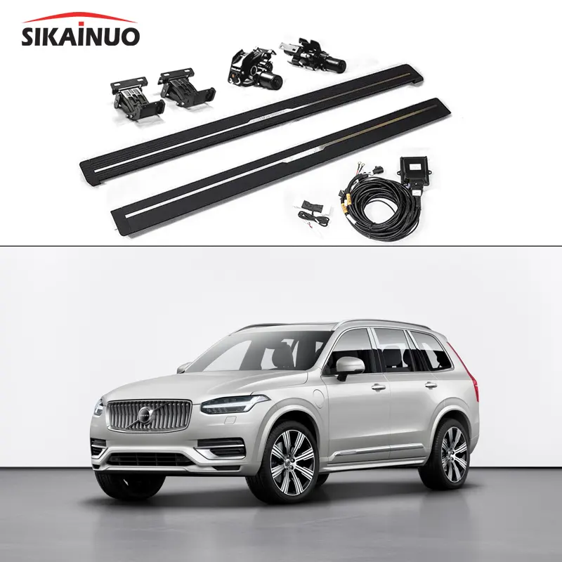 Batang Samping Volvo Xc90 untuk 4X4 Aksesori SUV Papan Lari Alas Kaki
