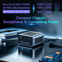 FEVM FN80G Mini Workstation IA U5 230F + RTX5060 8G DDR5 32GB+1TB SSD Thunderbolt4 Ethernet 10G PC de jeu ultra-compact Intel