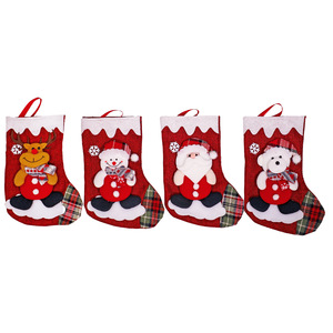 Calcetín <span class=keywords><strong>de</strong></span> Navidad Tela <span class=keywords><strong>de</strong></span> poliéster Vajilla Bolsa Decoración <span class=keywords><strong>de</strong></span> mesa <span class=keywords><strong>de</strong></span> Navidad <span class=keywords><strong>Papá</strong></span> <span class=keywords><strong>Noel</strong></span> Muñeco <span class=keywords><strong>de</strong></span> nieve Reno Calcetín <span class=keywords><strong>de</strong></span> Navidad - Product Image 2