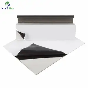 Placa de acero inoxidable autoadhesiva impermeable de material PE importado al por mayor película en blanco y negro