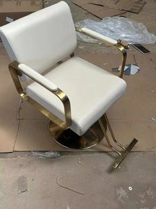 Fauteuil de Salon Commercial Moderne en Fer Noir Écologique pour Barbier avec Repose-Pieds Détachable et Pompe Hydraulique Professionnelle Adaptée - Product Image 4