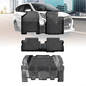 Alfombrillas de Coche SONSANG RHD para Todo Clima, Impermeables y Antideslizantes para <span class=keywords><strong>Toyota</strong></span> Calya 2025, Juego Completo de Alfombrillas para Coche - Product Image 1