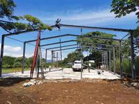 Edificio Modular Portátil Prefabricado con Estructura de Acero Ligero Personalizada