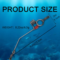 Curseurs de pêche anti-retour plomb poids robuste appât vivant curseur accessoires de pêche pêche en mer Terminal attirail