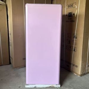 Réfrigérateur vertical rose de 200L, entièrement fermé refroidi à l'air sans gel, adapté aux réfrigérateurs verticaux familiaux à givre complet - Product Image 2