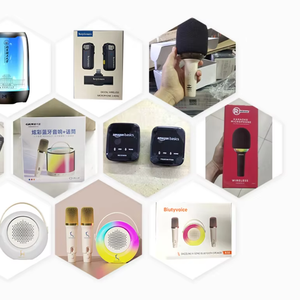 Barra de Sonido Inalámbrica Pequeña de 5.1 Canales, 50-100W, Batería de 5000mAh, Micrófono Incorporado, Control Remoto y Soporte para Aplicaciones - Product Image 1