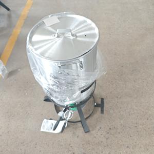 YUESHEN Pentola per Arrosto di Tacchino Senza Fumo in Acciaio Inossidabile Spesso, Personalizzata con Fusione a Pressione, per Arrosto di Coscia d'Agnello, Griglia a Carbone Sospesa in Fusione a Pressione - Product Image 5