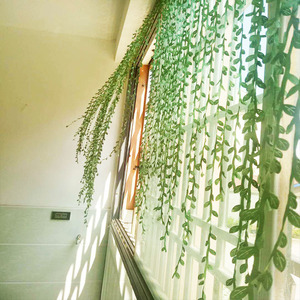 Hfjaju Artificial Vine Willow <b>Leaves</b> 20m 50m 80m 100m 200m Simulation Home <b>Decor</b> <b>Wall</b> Art Garden Craft - Product Image 1