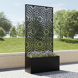 Jardinières de paysage de jardin de <span class=keywords><strong>jardinière</strong></span> de <span class=keywords><strong>terrasse</strong></span> perforée <span class=keywords><strong>extérieure</strong></span> avec panneau d'écran découpé au laser - Product Image 5