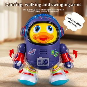 TikTok Best-Selling <span class=keywords><strong>Robot</strong></span> de danse électronique Jouets Musique légère Dessin animé Musical Swing Duck Jouets éducatifs pour bébés en plastique - Product Image 5