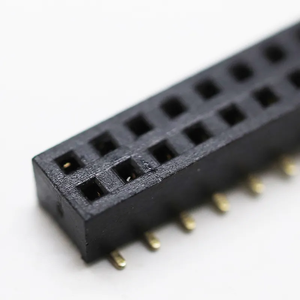 Chiều cao 1.27mm Chiều cao 2.1mm Vị trí 02P-50p nối đôi hàng SMT với vị trí kết nối tiêu đề bài nữ cho bảng PCB - Product Image 4