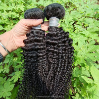 Extensions de cheveux brésiliens vierges Remy 12A pour tissage à double trame marron avec closure