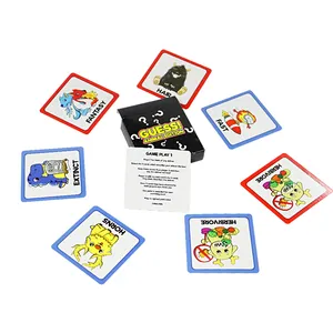 사용자 정의 디자인 인쇄 빙고 알파벳 카드 게임 교육 사용자 정의 엄밀한 상자