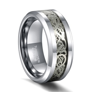 Anillos de <span class=keywords><strong>boda</strong></span> góticos para hombre, anillos de tungsteno de alta calidad, de fábrica china, al por mayor - Product Image 1