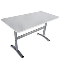 Bureau électrique moderne réglable en hauteur, style panneau de bois, avec piètement en fer, pour bureau à domicile, salle à manger et étude