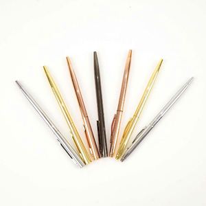 Stylo bille en métal rose doré de haute qualité avec pointe tactile, idéal pour les cadeaux promotionnels - Product Image 3