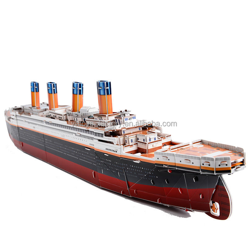 Classical Titanic 3D Puzzle Set for Adults - Educational Toy
