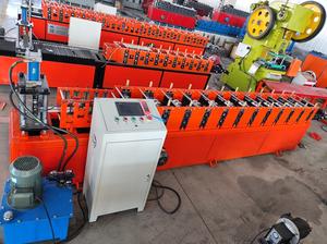 Panel de marco de puerta de acero metálico de alta velocidad, máquina de fabricación de marcos de ventana de acero, marco de puerta de persiana, máquina formadora de rollos en frío - Product Image 3