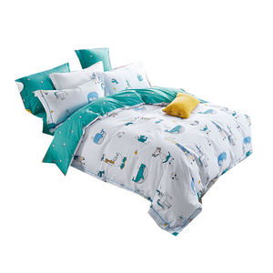 Nantong Bestseller gekämmte Baumwolle Twill Stoff gewebte Satin bedruckte Bettwäsche für Jungen und Mädchen Abdeckung und Kissen verwenden - Product Image 2