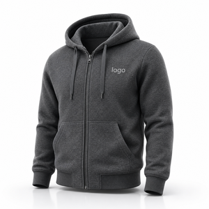 Sudadera con Capucha Personalizada de Forro Polar 360gsm con Bolsillo Canguro, Uniforme de Invierno para Team Building, Logotipo Personalizado Bordado, Fabricante OEM ODM - Product Image 1