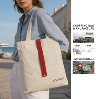 Sac fourre-tout en toile personnalisé, simple et pratique, ODM, spacieux, facile à organiser, sac de courses portable, sac de courses réutilisable, sac de transport quotidien