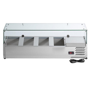 Bán Buôn Thương Mại Trái Cây <span class=keywords><strong>Salad</strong></span> Bar Hiển Thị Mát-Countertop <span class=keywords><strong>Salad</strong></span> Tủ Lạnh Với Glass Nắp Cho Thực Phẩm Prep & Tươi - Product Image 2