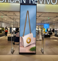 Écran d'affichage LED fixe pour intérieur, pour démonstration en direct en magasin, vidéo publicitaire haute définition pour vitrine de centre commercial