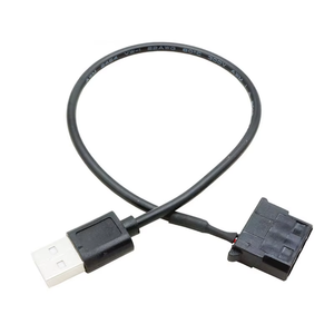 สายชาร์จพัดลม cantell USB <span class=keywords><strong>2</strong></span>.0ตัวผู้ถึง<span class=keywords><strong>3</strong></span>พิน/4ขาสายไฟสำหรับพัดลมคอมพิวเตอร์พีซีขนาด30ซม. - Product Image 5