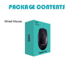 Ratón con cable <span class=keywords><strong>Logitech</strong></span> <span class=keywords><strong>M90</strong></span> adecuado para computadoras portátiles, computadoras de escritorio, juegos de oficina, etc. - Product Image 4