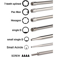 Kit de tournevis pour petit moteur 2 cycles, 14 pièces, outil de réglage du carburateur, Compatible avec Poulan STHIL Echo Ryobi